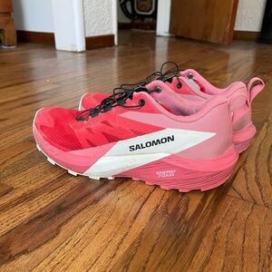 Salomon Energy Foam Pink and White Sneakers